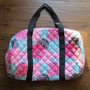 Floral Print Duffle Bag